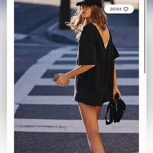 Free people hot shot tee romper